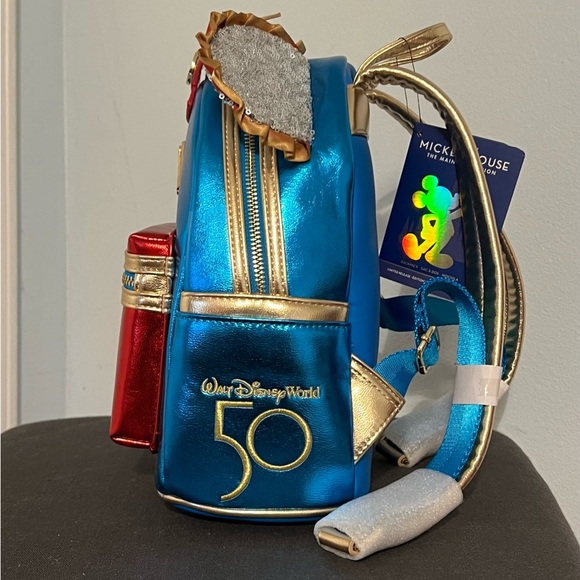 Loungefly Disney's Dumbo Walt Disney World 50th Anniversary Mini Backpack - Picture 4 of 5